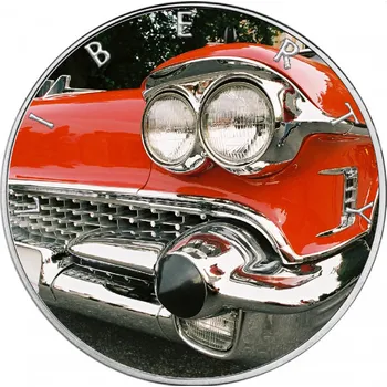 Stříbrná mince 1oz kolorovaná - Cadillac