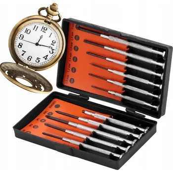 Šroubovák Sada šroubováků 11 ks precizních pro opravu brýlí, hodinek