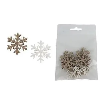 Vánoce Dekorační vločka, 8 ks D5893