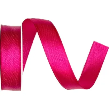 Stuha Stuha saténová PINKY růžová 15mm x 3m (6,-Kč/m) (Stuha saténová, oboustranná, růžová, kraje zpevněné tkaním)