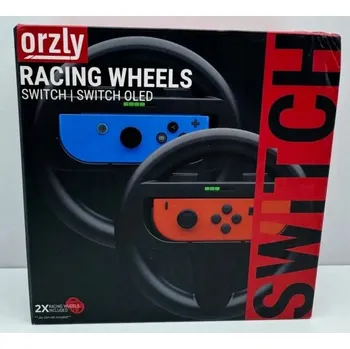 Herní konzole Černý volant s držákem na Joy-Con Nintendo Switch