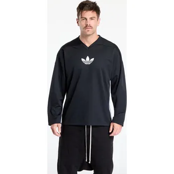 Pánské tričko Tričko adidas Originals Adicolor Mesh Long Sleeve Black/ White S