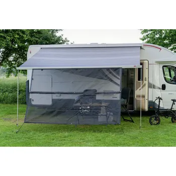 Stínicí technika Přední stěna Sun Blocker ATINA černá 280x80/175