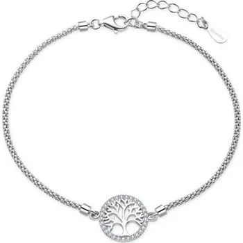 Náramek Dámský stříbrný náramek se stromem života STNA0875F 17 až 20 cm