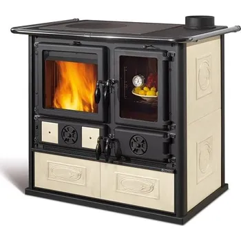 Sporák na tuhá paliva La Nordica ROSA Reverse Liberty Panna kachlový sporák na tuhá paliva