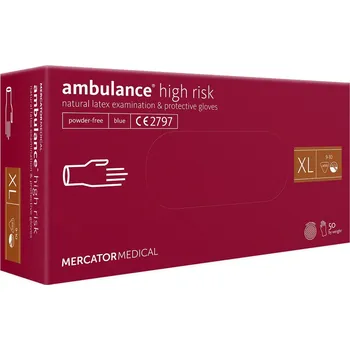 Vyšetřovací rukavice MERCATOR ambulance® high risk jednorázové rukavice