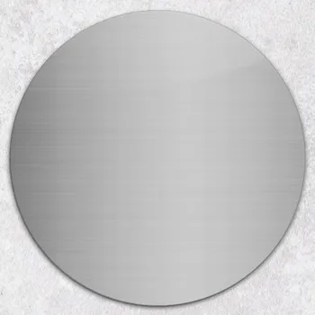 Obraz Multifunkční Dekorativní Kulatá Skleněná Deska Odolný Kov průměr 40 cm