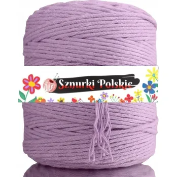 Nit Bavlněná šňůra na makramé fialová 200m 3mm