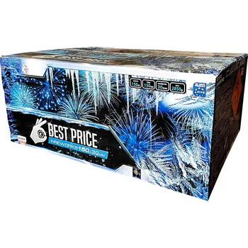 Zábavní pyrotechnika Sestavený ohňostroj BEST PRICE FROZEN 150 ran 30mm