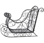 Dekorační sáně K3686