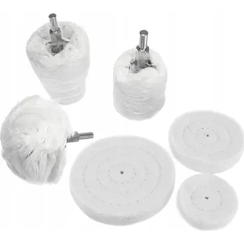 Vrták 9dílná sada na leštění: lešticí kotouč, lešticí pasta