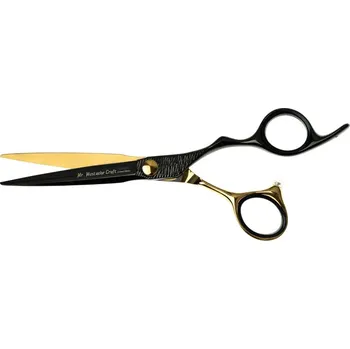 Kadeřnické nůžky Kadeřnické nůžky MR. MUSTACHE Craft Black-Gold 6,0"