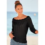 Dámský letní svetřík VIVANCE BLACK ÚPLNÝ DOPRODEJ Velikost: 36/38