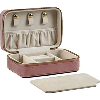 Šperkovnice BagBase Sametová cestovní šperkovnice BG710 Rose Quartz 15 x 10 x 5,9 cm