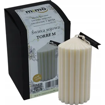 Svíčka Dekorativní sójová svíčka Naturalny sojowy MiMoCandles 1 ks