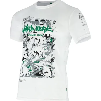 Pánské tričko Pánské triko BONO PAINTER bílé M