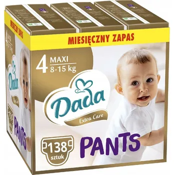 Plena Plenkové Kalhotky Pants Dada velikost 4 Extra Care 8-15 kg 138 kusů