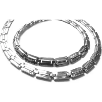 Souprava šperků Steel Jewelry Set řetízek a náramek jemný z chirurgické oceli SET140911 dárkové balení zdarma