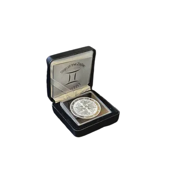 Sunshine Mint Stříbrná mince 1 oz Zodiac Blíženci Limitovaná edice Znamení zvěrokruhu Blíženci