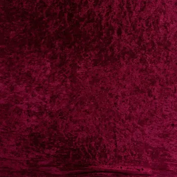 Strima Velour De Pannes Uni - Aubergine