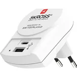 SKROSS USB A+C nabíjecí adaptér EU