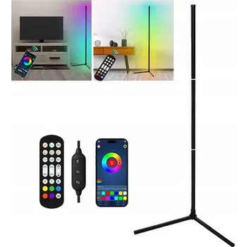 Stojací lampa 160cm Rohová LED Stojací Lampa RGB 10W