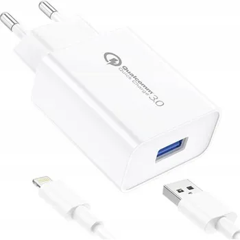 SÍŤOVÁ NABÍJEČKA FONENG EU13 + USB KABEL PRO LIGH