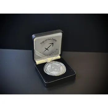Sunshine Mint Stříbrná mince 1 oz Zodiac Střelec Limitovaná edice Antique Znamení zvěrokruhu Střelec Ostařená