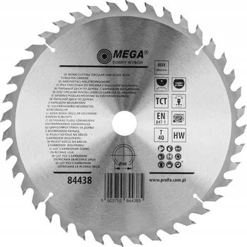 Pilový kotouč Pilový kotouč na dřevo, MDF, laminát s karbidem 300x30mm 40 zubů Mega 84438