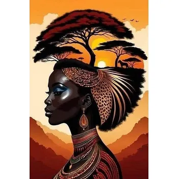 Diamantové malování Norimpex Savana 30 × 40 cm