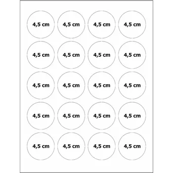 Čokoláda Hospodyňkám.cz Tisk na fondán - kulaté mini obrázky 4,5cm Varianta: Tisk jednoho obrázku (20x stejný motiv)
