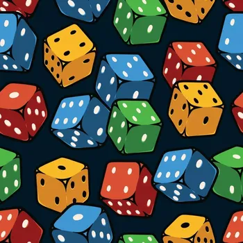 Úplet, Barevné hrací kostky (E) (Top kvalitní úplet Bella digitisk)