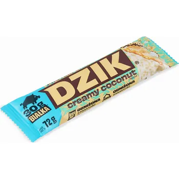 Proteinová tyčinka Kokosová Crunchy DZIK 72g - Bez Cukru BÍLKOVINY 30g