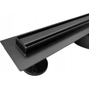 A4H Lineární Odtok Úzký Černý 70 cm