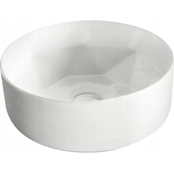 Umyvadlo na desku kulaté Kerra bílé