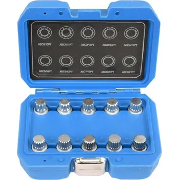 Bit Sada bitů 10 ks pro bezpečnostní šrouby kol VAG