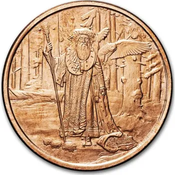 Sběratelství Měděná mince 1 oz Celtic Lore - Merlin