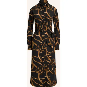 Dámské šaty Lauren Ralph Lauren Dámské Košilové Šaty, černá / hnědá /...