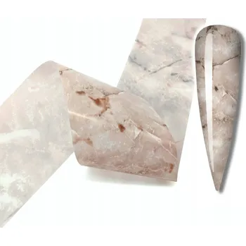 Fólie na nehty 10cm x 4cm - Mramor