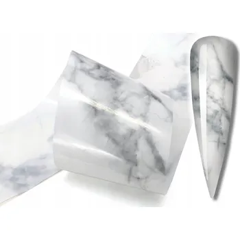 Fólie na nehty 10cm x 4cm - Mramor