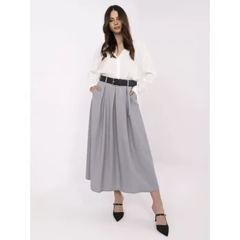Dámská sukně Dámská dlouhá sukně MI SD 88653.89 Šedá - FPrice šedá one size