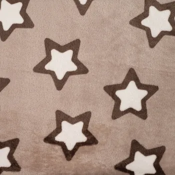 Strima Cuddle Fleece Print + Uni - Stars, Sand