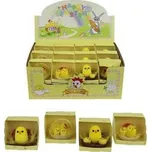 Velikonoční box mix kuřátka a slepičky 24 ks X5754