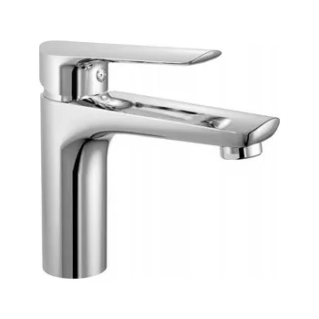 Vodovodní baterie Stojánková umyvadlová baterie KFA Armatura TANZANIT stříbrná