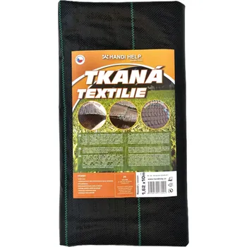 Mulčovací textilie Tkaná textilie 1,62 x 10 m; černá (Výhodou tkané textilie je její dlouhá životnost a také pevnost.)