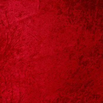 Strima Velour De Pannes Uni - Red