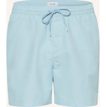 Pánské plavky Calvin Klein Pánské Koupací Šortky Logo Tape, tmavě modrá, 50/M