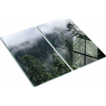 Obraz Krájecí deska tvrzené sklo mlha Les 2x30x52