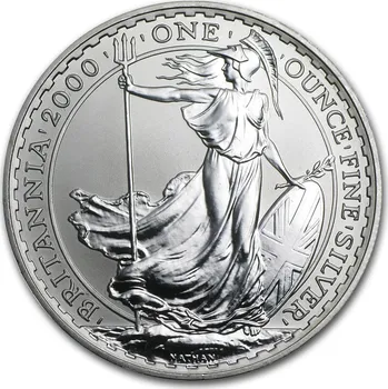 The Royal Mint Stříbrná mince 1 oz Britannia 2000 BU