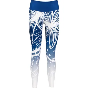 Dámské kalhoty Dámské dlouhé funkční legíny premium ALTISPORT VOJ/ALW045LEG01 NÁMOŘNÍ MODRÁ/BÍLÁ XS